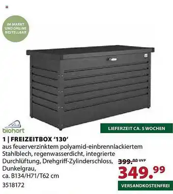 Dehner Biohort freizeitbox 130 Angebot