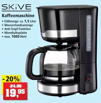 Thomas Philipps Skive Kaffeemaschine 1000 Watt Angebot