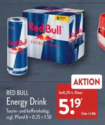 Aldi Nord Red Bull Energy Drink 6*250 ml Angebot