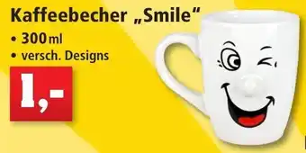 Thomas Philipps Kaffeebecher ,,Smile" 300 ml Angebot