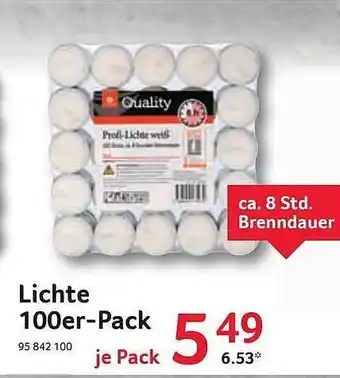 Selgros Lichte 100er-Pack Angebot