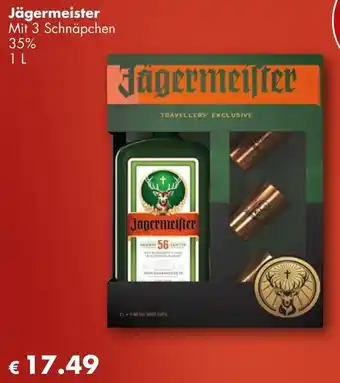 Travel Free Jägermeister 1 L Angebot