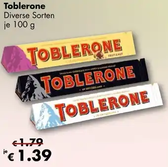 Travel Free Toblerone 100 g Angebot