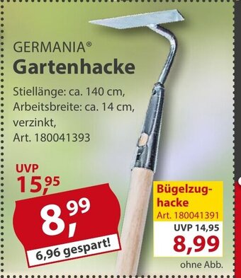 Sonderpreis Baumarkt Germania Gartenhacke Angebot