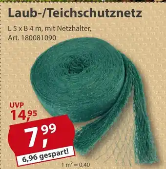 Sonderpreis Baumarkt Laub-/Teichschutznetz Angebot