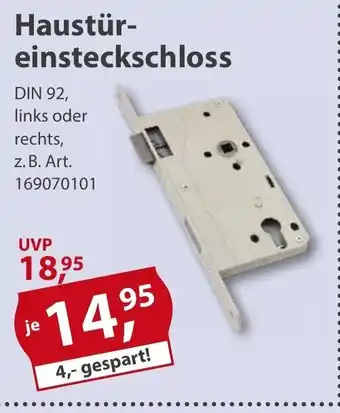 Sonderpreis Baumarkt Haustureinsteckschloss Angebot