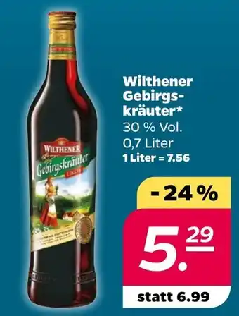 NETTO Wilthener Gebirgskräuter 0,7 Liter Angebot