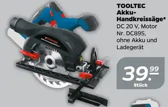 NETTO Tooltec Akku-Handkreissäge Angebot