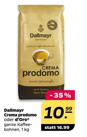 NETTO Dallmayr prodomo caffe crema oder d’oro Angebot