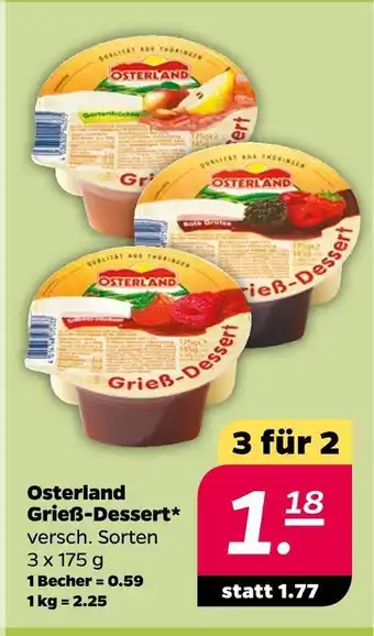 NETTO Osterland grieß-dessert Angebot