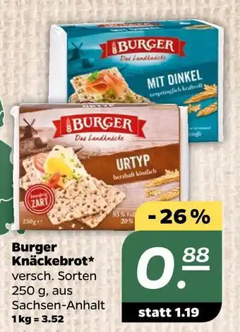 NETTO Burger knäckebrot Angebot