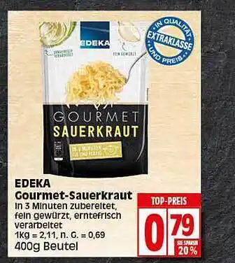 Elli Markt Edeka hourmet-sauerkraut Angebot