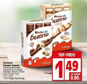 Elli Markt Ferrero kinder bueno Angebot