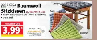 Norma Bella casa baumwoll sitzkissen Angebot