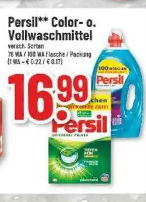 trinkgut Persil color o. vollwaschmittel Angebot