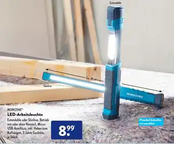 Aldi Süd Workzone LED Arbeitsleuchte Angebot