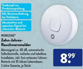 Aldi Süd Workzone Zehn Jahres Rauchwarnmelder Angebot