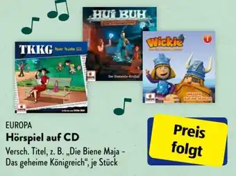 Aldi Süd Europa Hörspiel auf CD Angebot