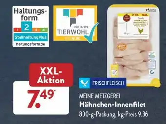 Aldi Süd Meine Metzgerei Hähnchen-Innenfilet 800 g Angebot