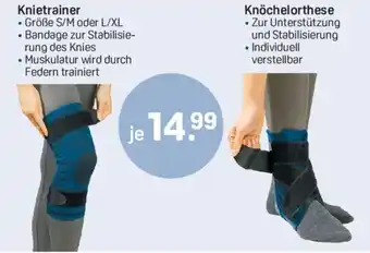 Rossmann Knietrainer S/M oder L/XL / Knöchelorthese Angebot