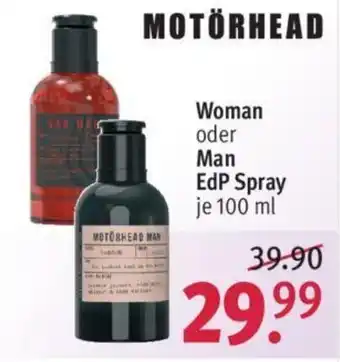 Rossmann Motörhead Woman oder Man EdP Spray 100 ml Angebot