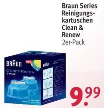 Rossmann Braun Series Reinigungskartuschen Clean & Renew Angebot