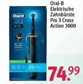 Rossmann Oral-B Elektrische Zahnbürste Pro 3 Cross Action 3000 Angebot