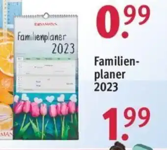 Rossmann Familienplaner 2023 Angebot