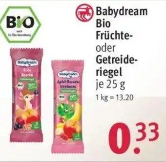 Rossmann Babydream Bio Früchte- oder Getreideriegel 25 g Angebot