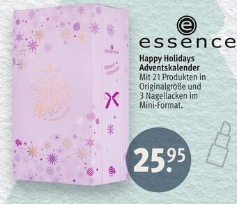 Rossmann Essence happy holidays adventskalender Angebot