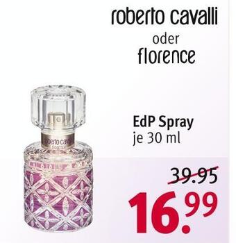 Rossmann Roberto cavalli oder florence edp spray Angebot