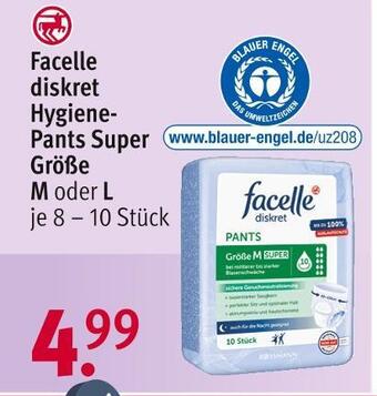 Rossmann Facelle diskret hygiene-pants Angebot