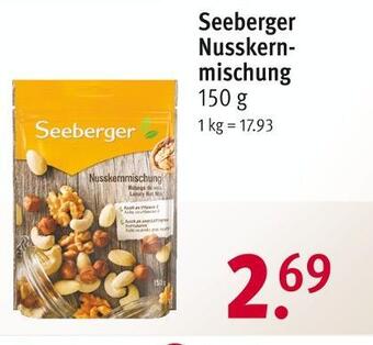 Rossmann Seeberger nusskernmischung Angebot