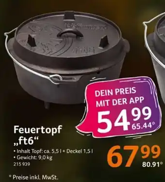 Selgros Petromax Feuertopf ft6 Angebot