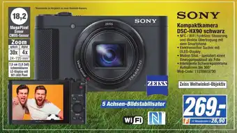 expert Octomedia Sony Kompaktkamera DSC-HX90 schwarz Angebot