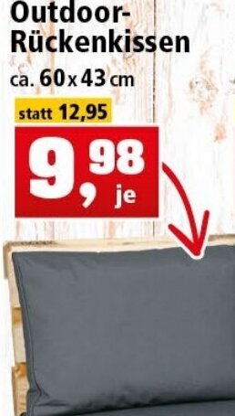 Thomas Philipps Outdoor Rückenkissen Angebot