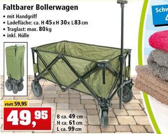 Thomas Philipps Faltbarer Bollerwagen Angebot