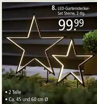 Weltbild Led-gartenstecker-set sterne, 2-tlg. Angebot