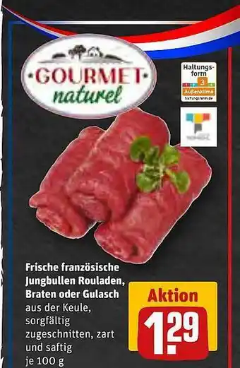 REWE Kaufpark Frische französische jungbullen rouladen, braten oder gulasch Angebot