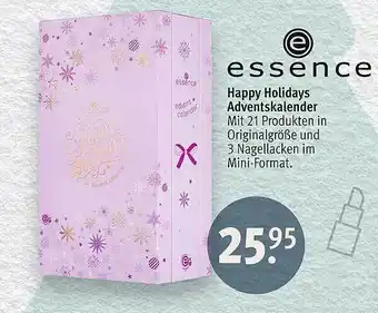 Rossmann Essence happy holidays adventskalender Angebot