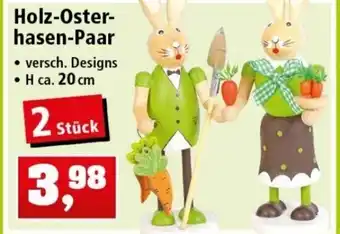 Thomas Philipps Holz Osterhasen Paar Angebot