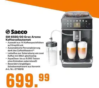 Saturn Saeco sm 6580-00 gran aroma kaffeevollautomat Angebot