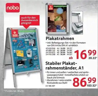 Selgros Plakatrahmen Angebot