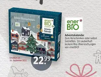 Rossmann Ener bio adventskalender Angebot