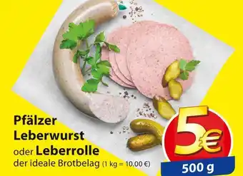 Famila Nord Ost Pfälzer leberwurst oder leberrolle Angebot