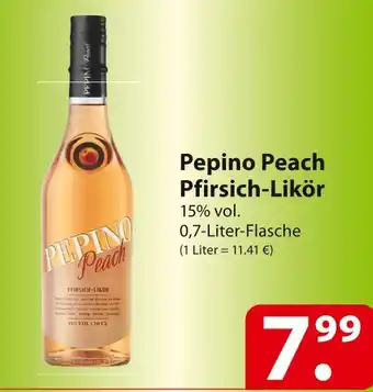 Famila Nord Ost Pepino peach pfirsich-likör Angebot