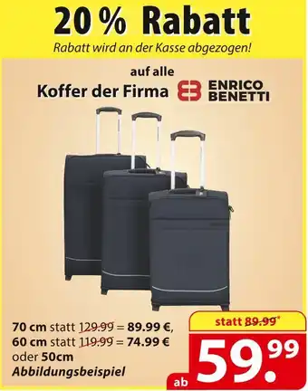 Famila Nord Ost Enrico benetti koffer Angebot