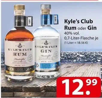 Famila Nord Ost Kyle’s club rum oder gin Angebot