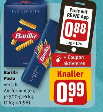 REWE Barilla pasta Angebot