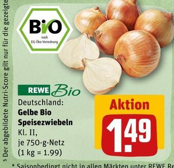 REWE Rewe bio gelbe bio speisezwiebeln Angebot